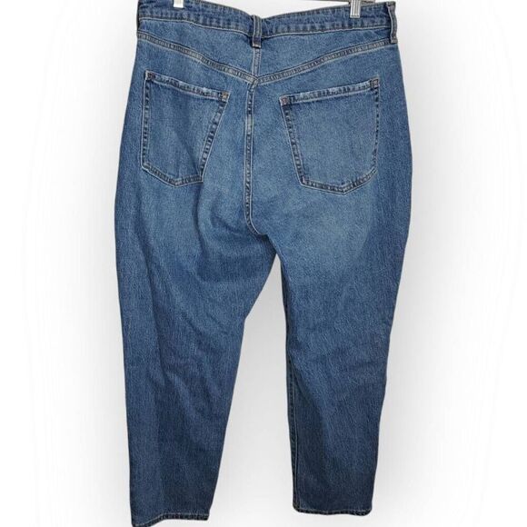 Old Navy Women's Plus Size Curvy OG High Waist Straight Ankle Jean Lilo Wash siz - Picture 4 of 7